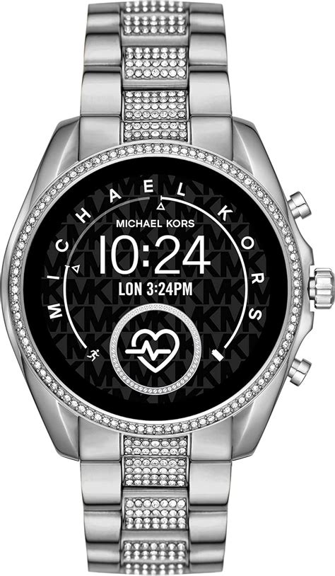 silver watch ladies michael kors|Michael Kors access watch silver.